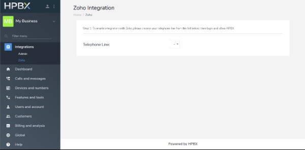 zoho integration