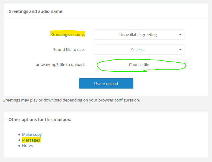 hpbx manage voicemail 2